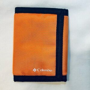 Columbia Vibrant Orange Wallet with Black Trim